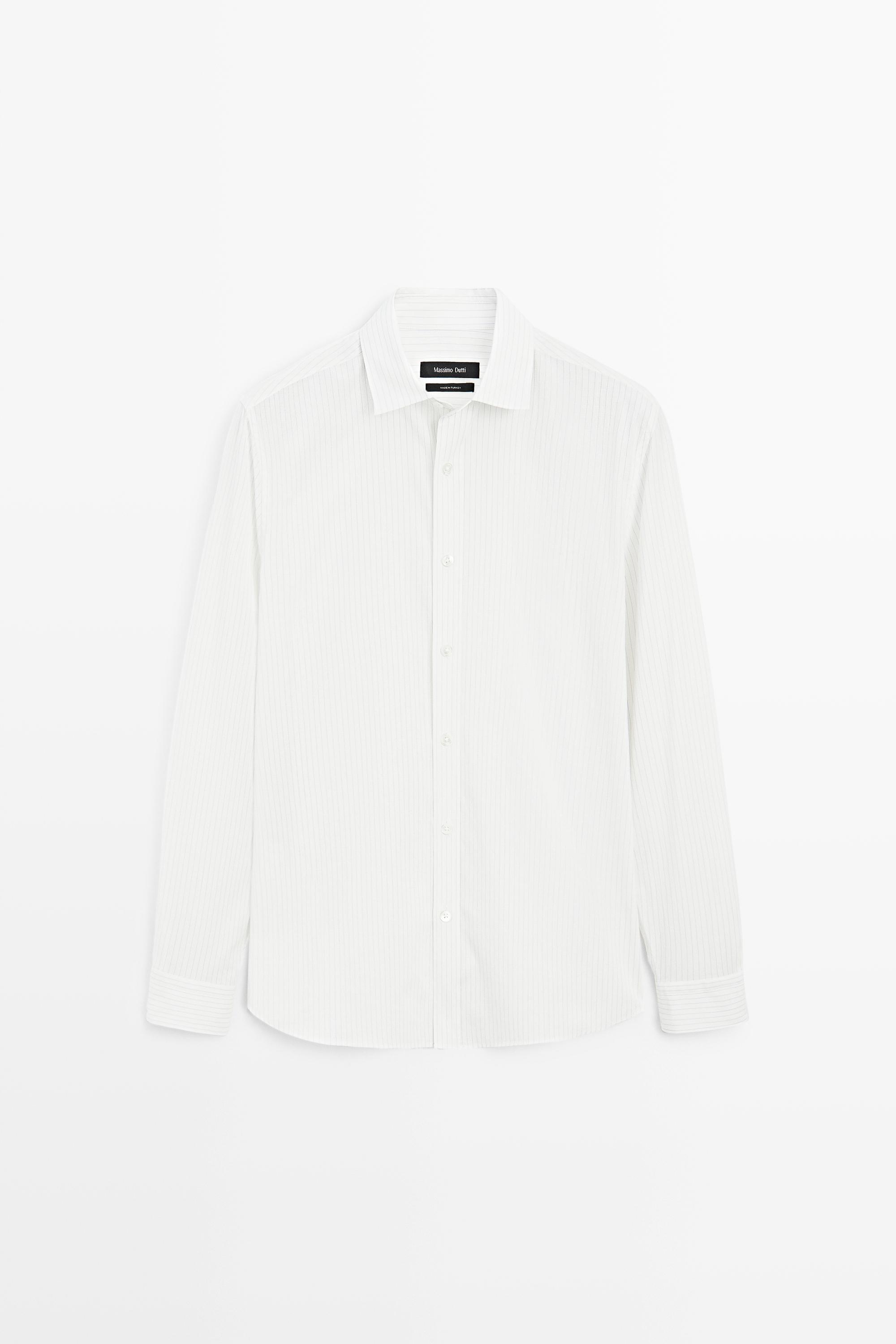 100% cotton striped shirt